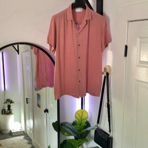 ASOS Design Crepe Revere Shirt